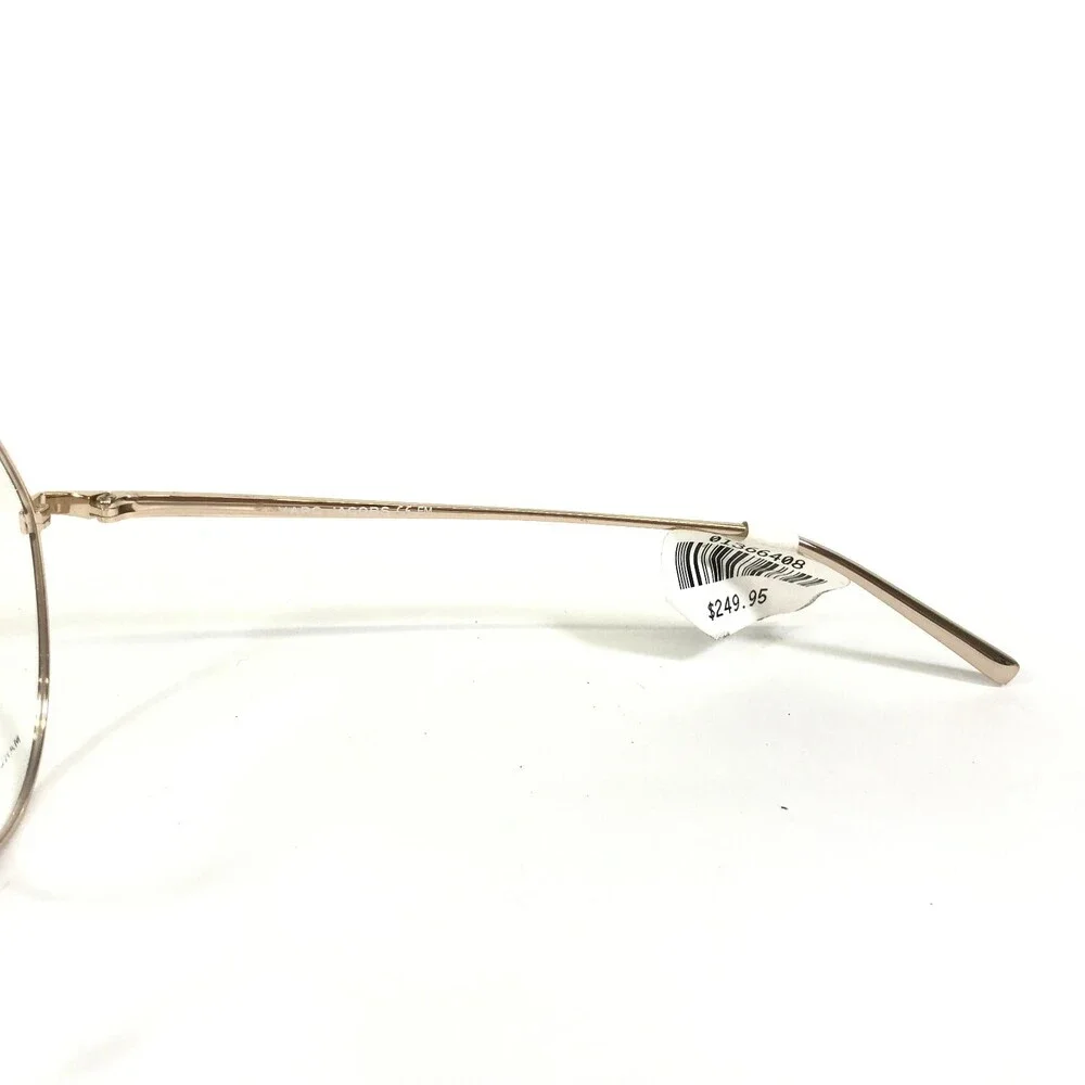 Marc Jacobs Eyeglasses Frames 475 2M2 Black Gold Cat Eye Wire Rim 52-18-140